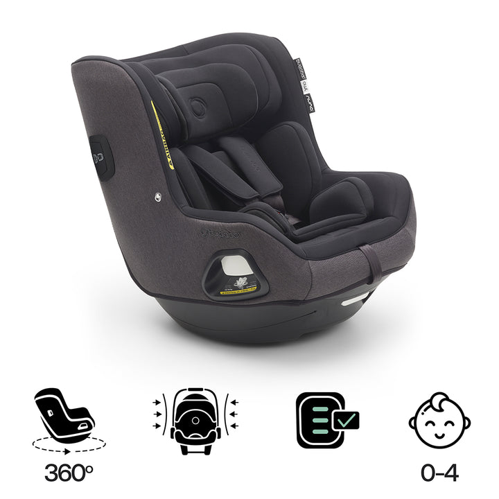 Bugaboo Owl by Nuna Car Seat - Black-Car Seats- | Natural Baby Shower