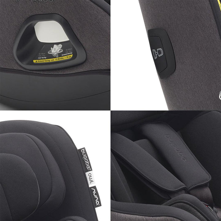 Bugaboo Owl by Nuna Car Seat - Black-Car Seats- | Natural Baby Shower