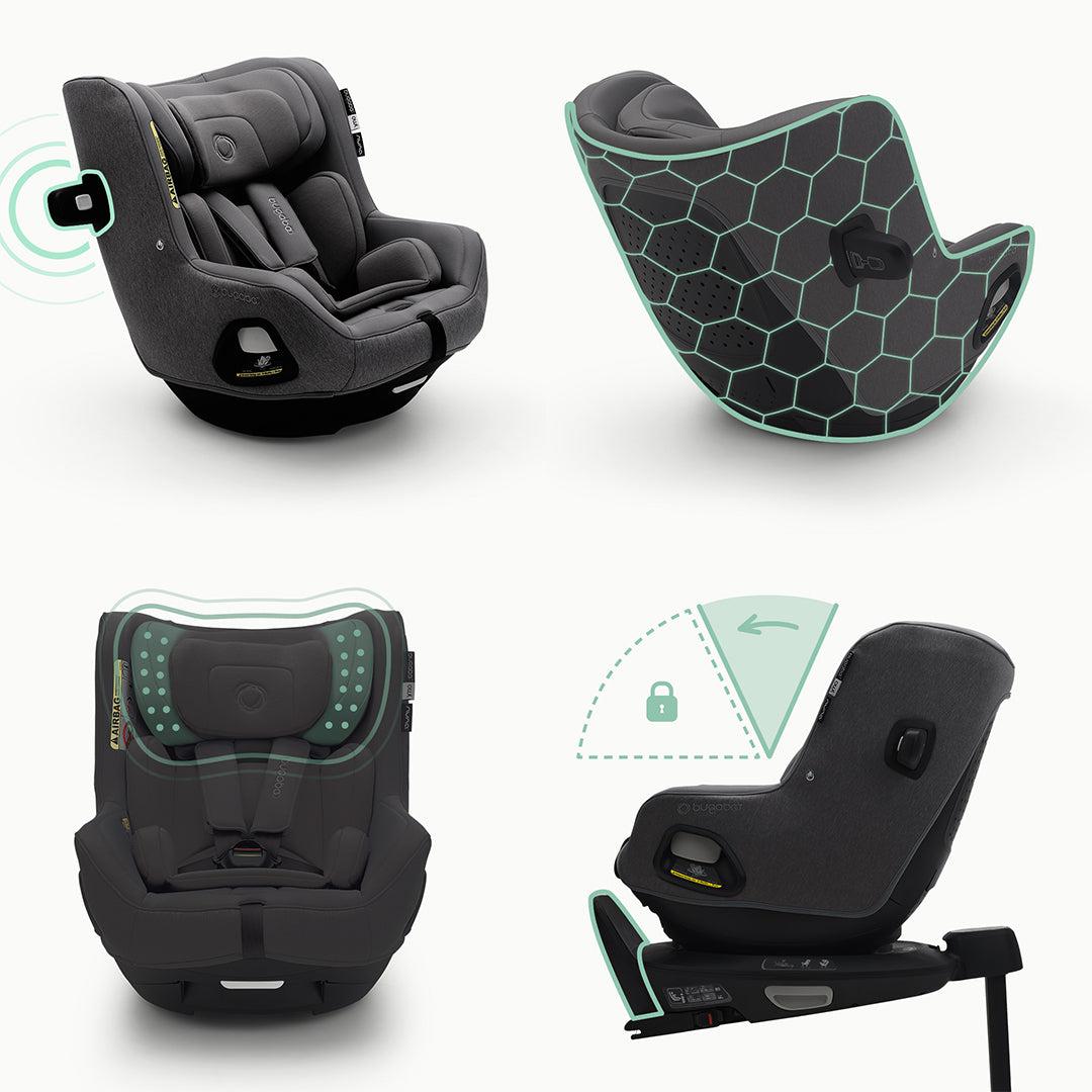 Bugaboo Owl by Nuna Car Seat - Black-Car Seats- | Natural Baby Shower