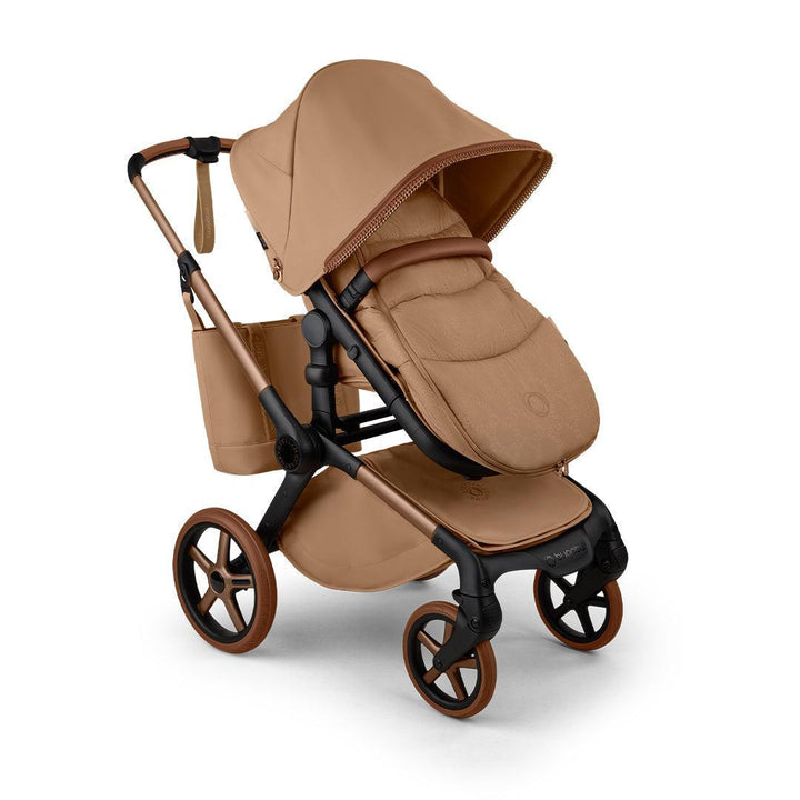 Bugaboo X StellaMcCartney Footmuff - Tobacco Brown-Footmuffs-Tobacco Brown- | Natural Baby Shower