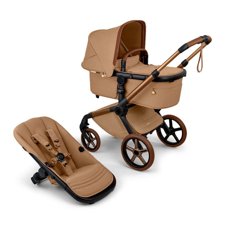 Bugaboo X StellaMcCartney Fox 5 Renew Complete Pushchair - Tobacco Brown-Strollers-Tobacco Brown- | Natural Baby Shower