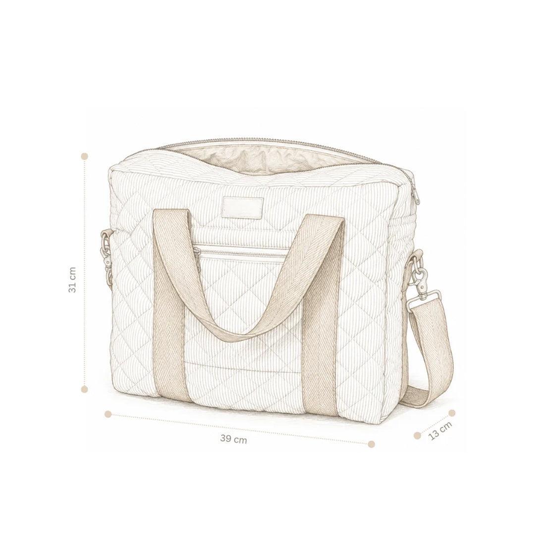 Cam Cam Copenhagen Changing Bag with Pram Straps - Black-Changing Bags-Black- | Natural Baby Shower
