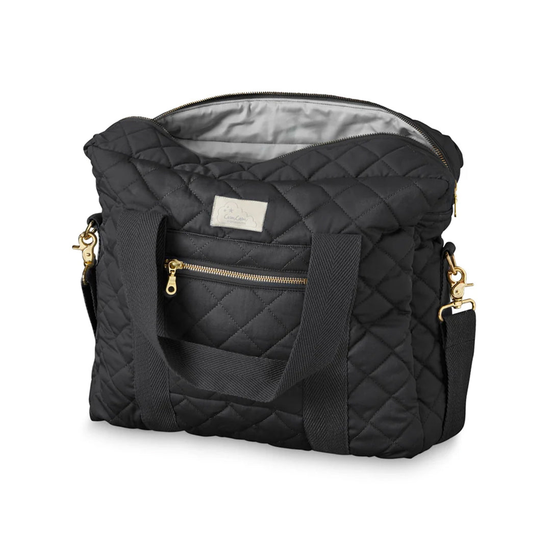 Cam Cam Copenhagen Changing Bag with Pram Straps - Black-Changing Bags-Black- | Natural Baby Shower