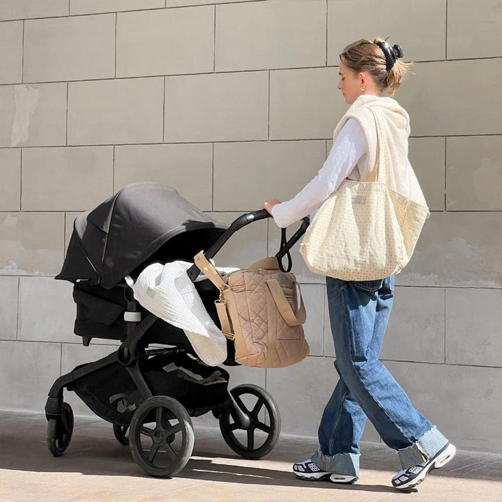 Cam Cam Copenhagen Changing Bag with Pram Straps - Camel-Changing Bags-Camel- | Natural Baby Shower