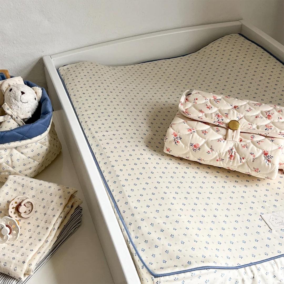 Cam Cam Copenhagen Changing Mat Quilted - Berries-Travel Changing Mats-Berries- | Natural Baby Shower