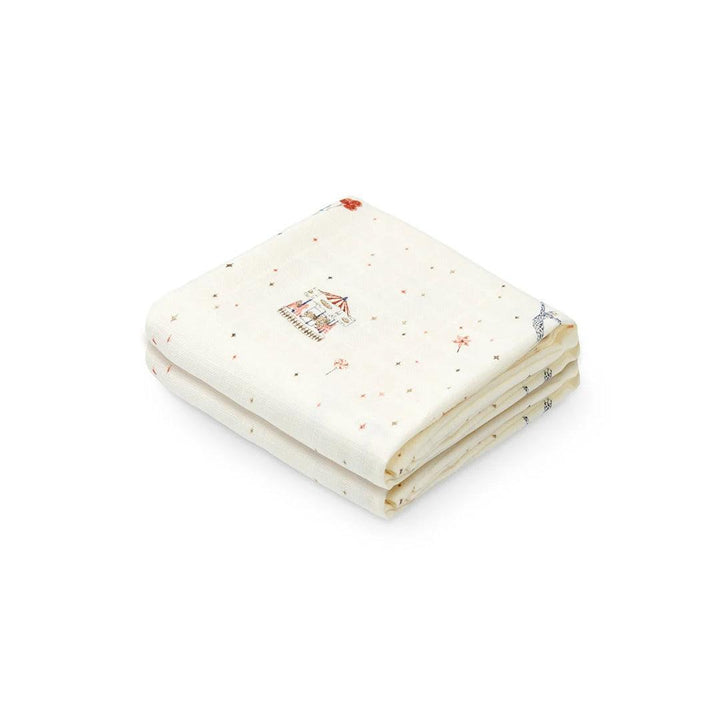 Cam Cam Copenhagen Muslin Cloth Printed 2-Pack - Carousel-Muslin Squares-Carousel- | Natural Baby Shower