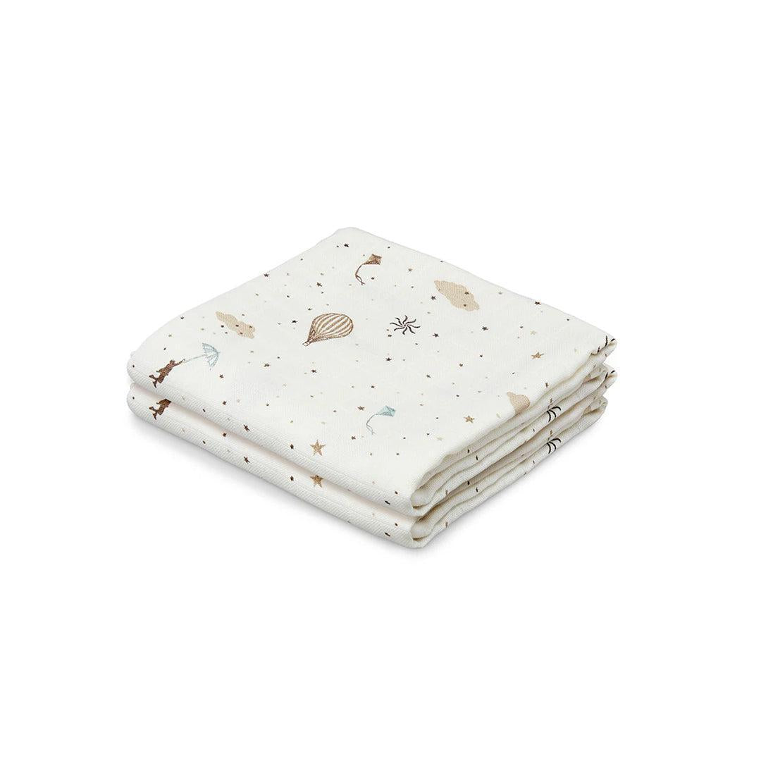 Cam Cam Copenhagen Muslin Cloth Printed 2-Pack- Dreamland-Muslin Squares-Dreamland- | Natural Baby Shower