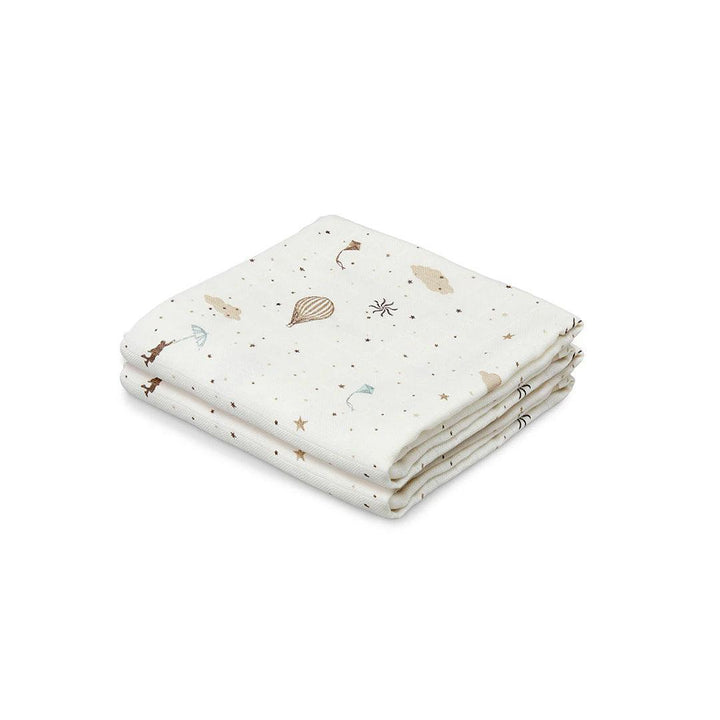 Cam Cam Copenhagen Muslin Cloth Printed 2-Pack- Dreamland-Muslin Squares-Dreamland- | Natural Baby Shower