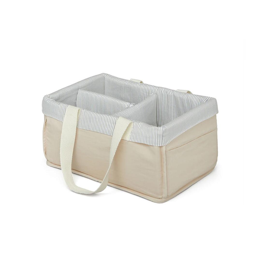 Cam Cam Copenhagen Nappy Caddy - Classic Stripes Blue-Changing Baskets-Classic Stripes Blue- | Natural Baby Shower