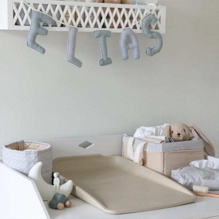 Cam Cam Copenhagen Nappy Caddy - Classic Stripes Blue-Changing Baskets-Classic Stripes Blue- | Natural Baby Shower