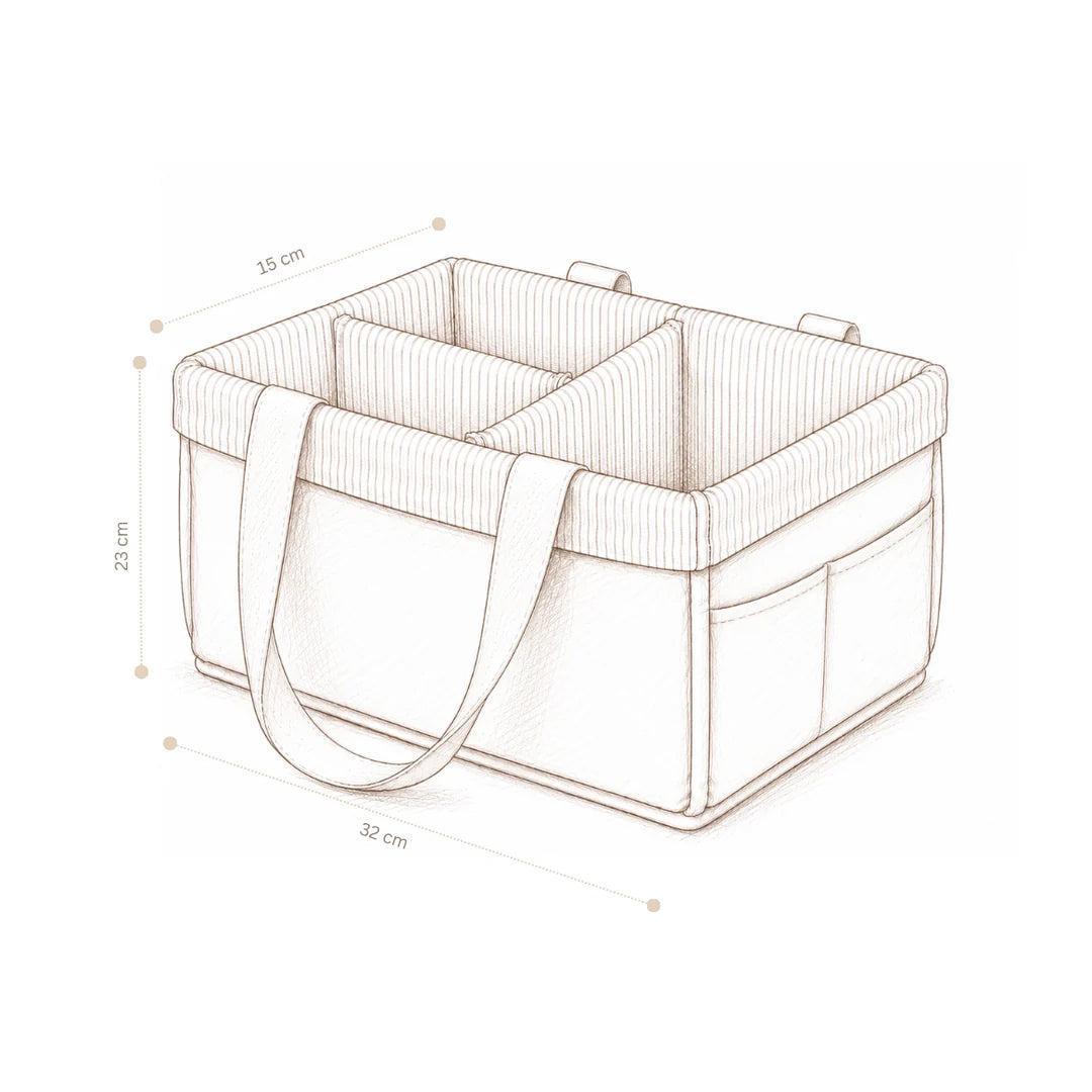 Cam Cam Copenhagen Nappy Caddy - Lierre-Changing Baskets-Lierre- | Natural Baby Shower