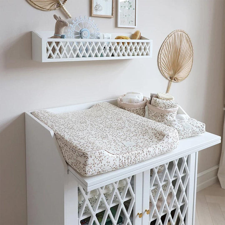 Cam Cam Copenhagen Quilted Storage Basket Set of Two - Lierre/Almond-Storage Baskets-Lierre/Almond- | Natural Baby Shower