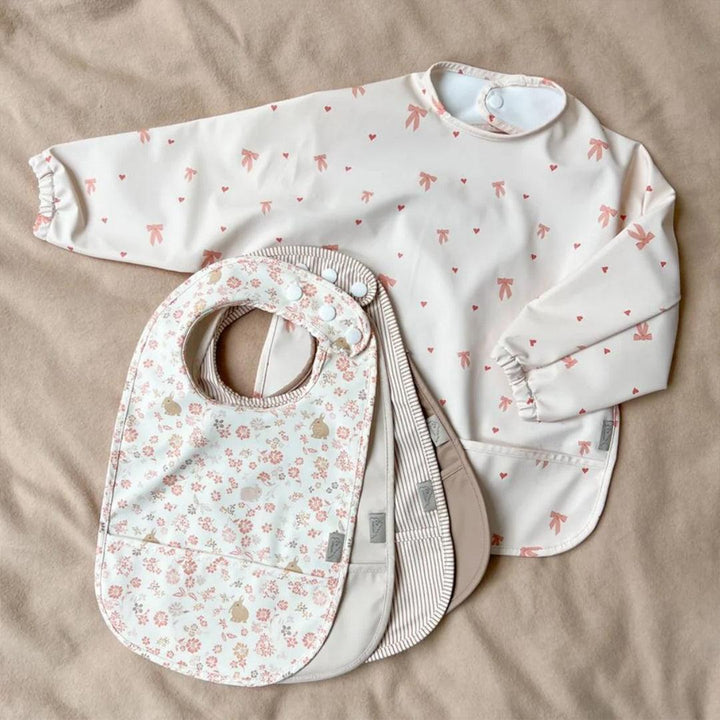 Cam Cam Copenhagen Sleeved Bib - Bows-Bibs-Bows- | Natural Baby Shower