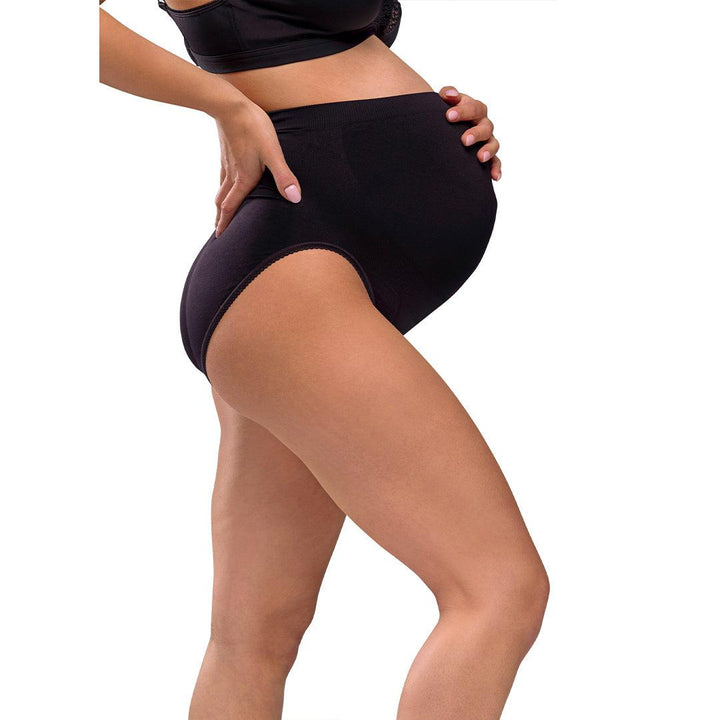 Carriwell Maternity Support Panties - Black-Maternity Underwear-Black-Extra Large | Natural Baby Shower