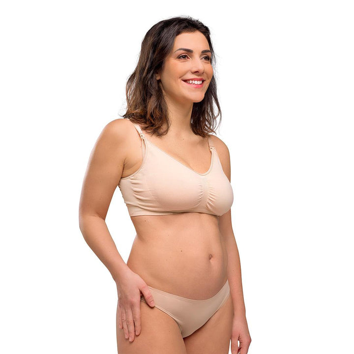 Carriwell Original Maternity + Nursing Bra - Honey-Nursing Bras-Honey-Extra Large | Natural Baby Shower