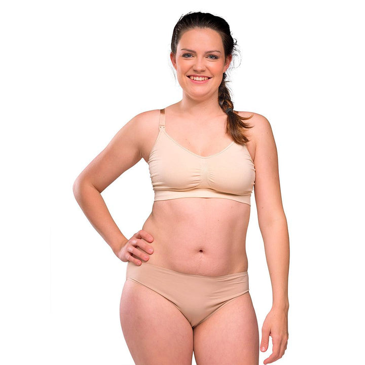 Carriwell Original Maternity + Nursing Bra - Honey-Nursing Bras-Honey-Extra Large | Natural Baby Shower