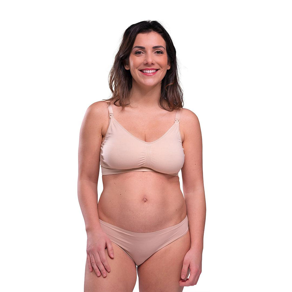 Carriwell Original Maternity + Nursing Bra - Honey-Nursing Bras-Honey-Extra Large | Natural Baby Shower