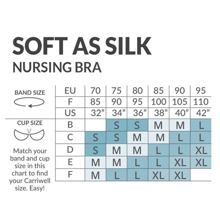 Carriwell Soft As Silk Nursing Bra - Black-Nursing Bras-Black-Extra Large | Natural Baby Shower