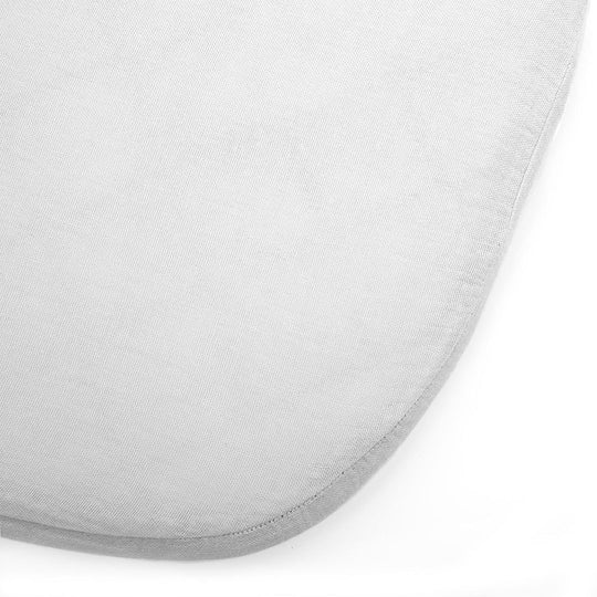 Charlie Crane KUMI Crib Fitted Sheet - White-Sheets- | Natural Baby Shower