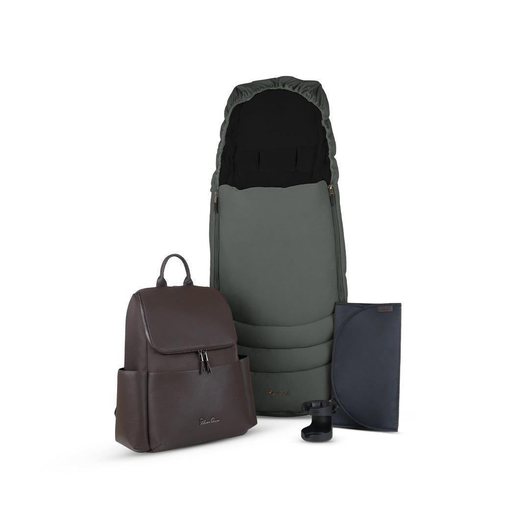 Silver Cross Breez Carrycot & Accessories - Pewter-Carrycots-Pewter- | Natural Baby Shower