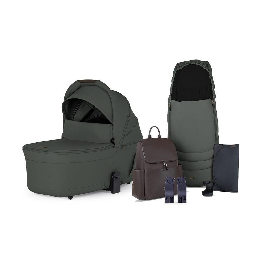 Silver Cross Breez Carrycot & Accessories - Pewter-Carrycots-Pewter- | Natural Baby Shower