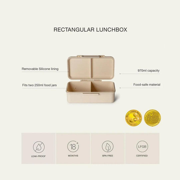 Citron Rectangle Lunchbox - Ballerina-Food Storage-Ballerina- | Natural Baby Shower