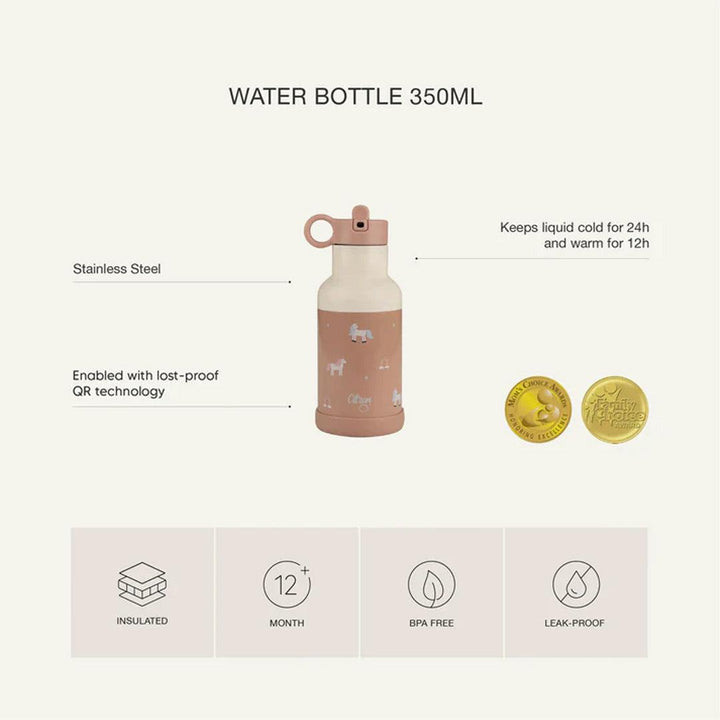 Citron Stainless Steel Insulated Water Bottle - Unicorn-Drinking Bottles-Unicorn-250ml | Natural Baby Shower