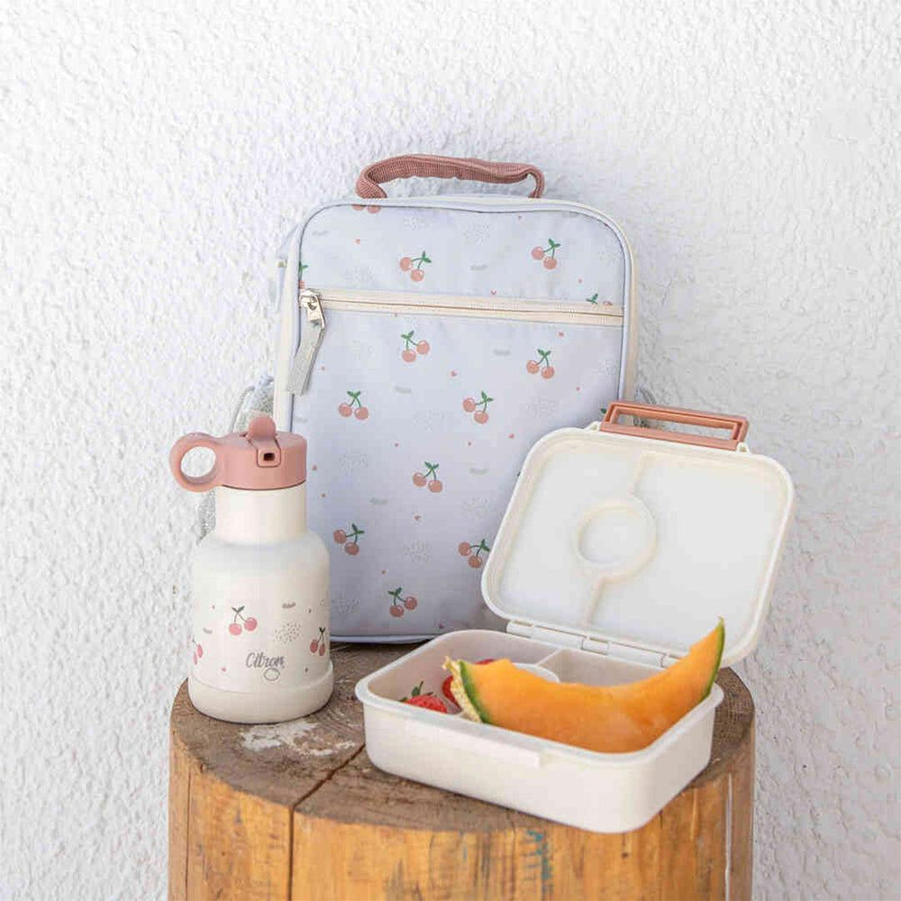 Citron Thermal Insulated Lunch Bag - Cherry-Lunch Bags-Cherry- | Natural Baby Shower