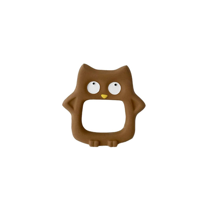Cloud and Cuckoo My Friend Hoot Teether - Brown-Teethers-Brown-0-3+ | Natural Baby Shower
