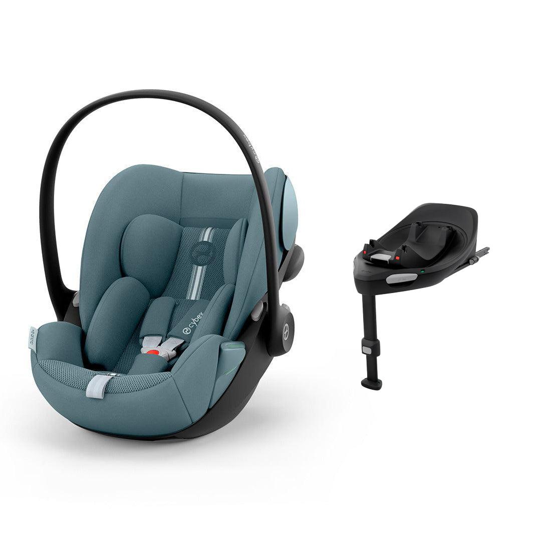 cybex car seat flat CYBEX Cloud G i-Size Plus Car Seat - Stormy Blue