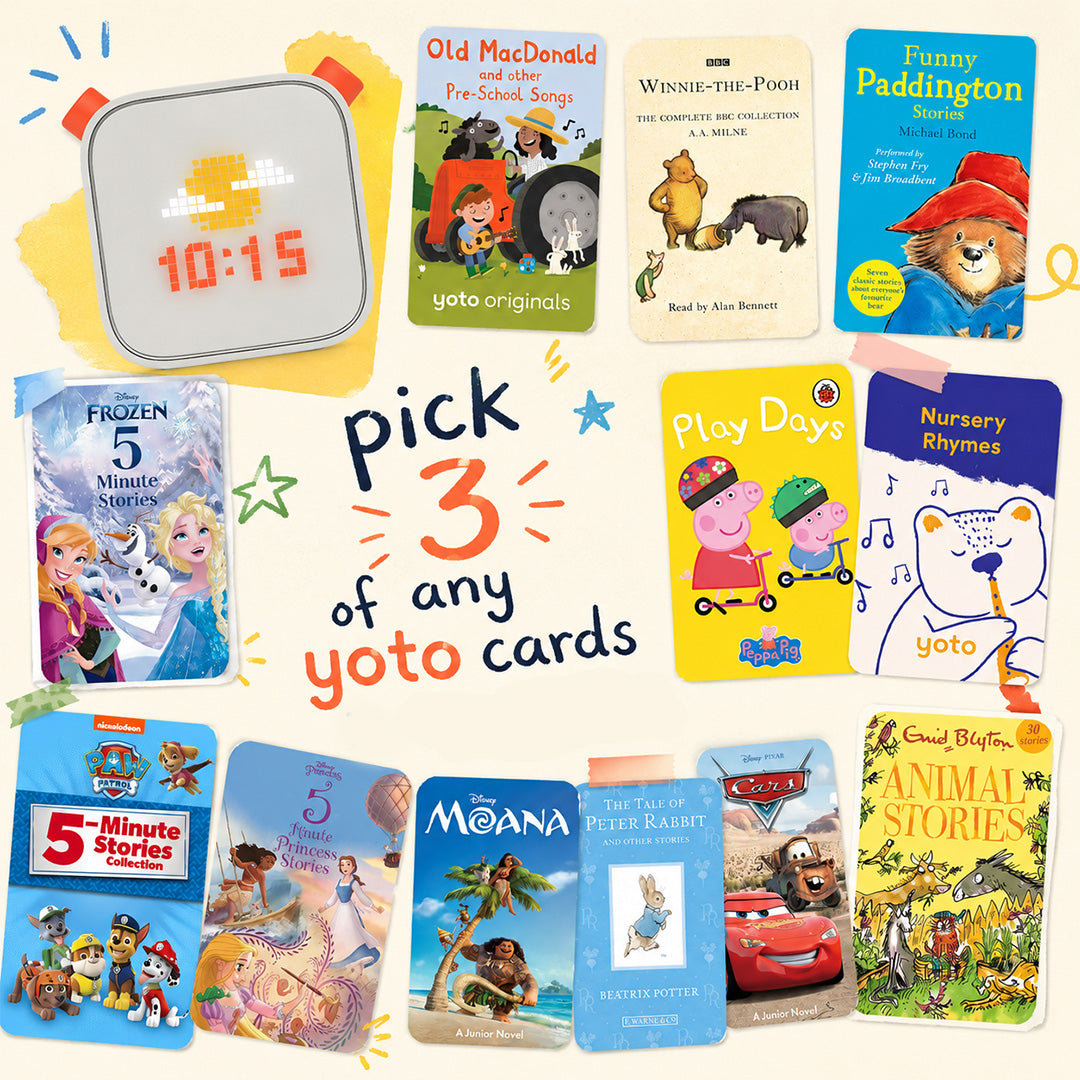 Yoto 3rd Gen Player + 3 Cards Bundle | Create your own