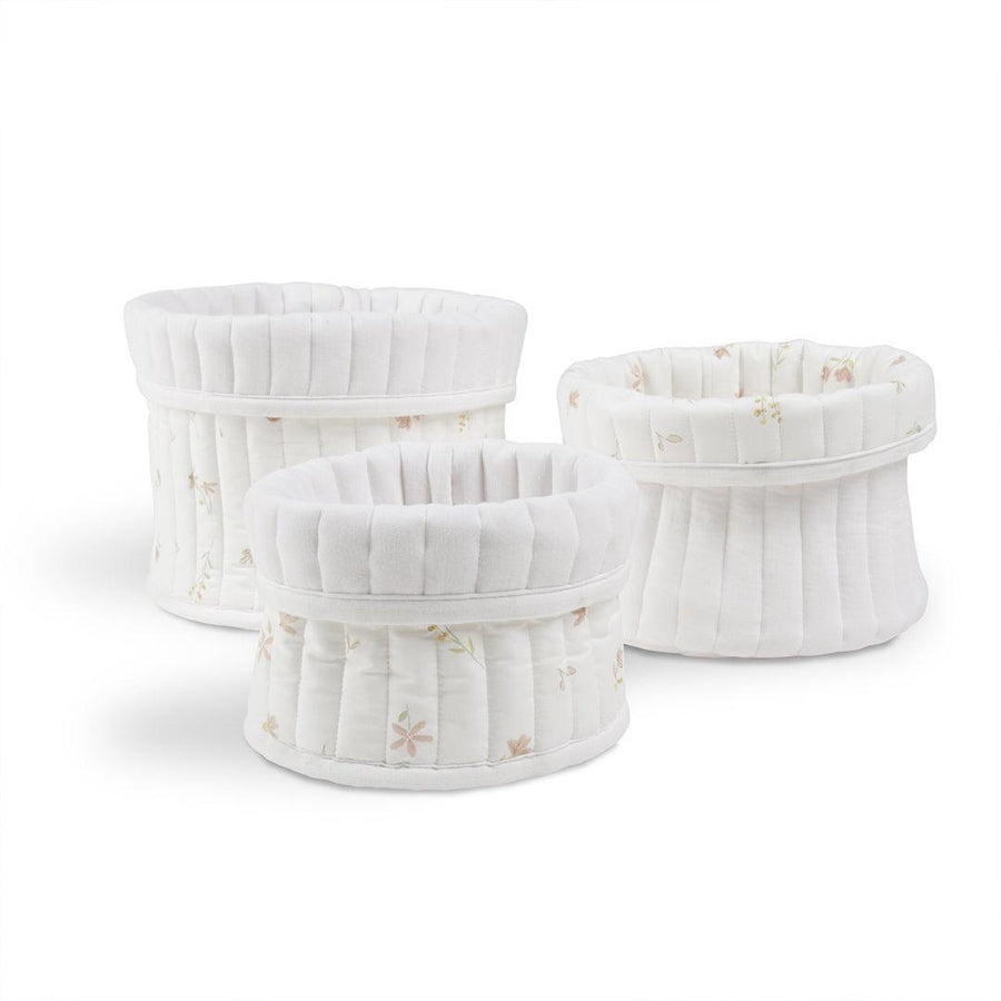CuddleCo 3pk Storage Baskets - Cashmere Meadow-Storage Baskets-Cashmere Meadow- | Natural Baby Shower