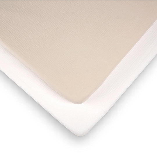 CuddleCo 4pc Cot Bed Bedding Set - Cashmere Waffle-Bedding Sets-Cashmere Waffle-Cot Bed | Natural Baby Shower