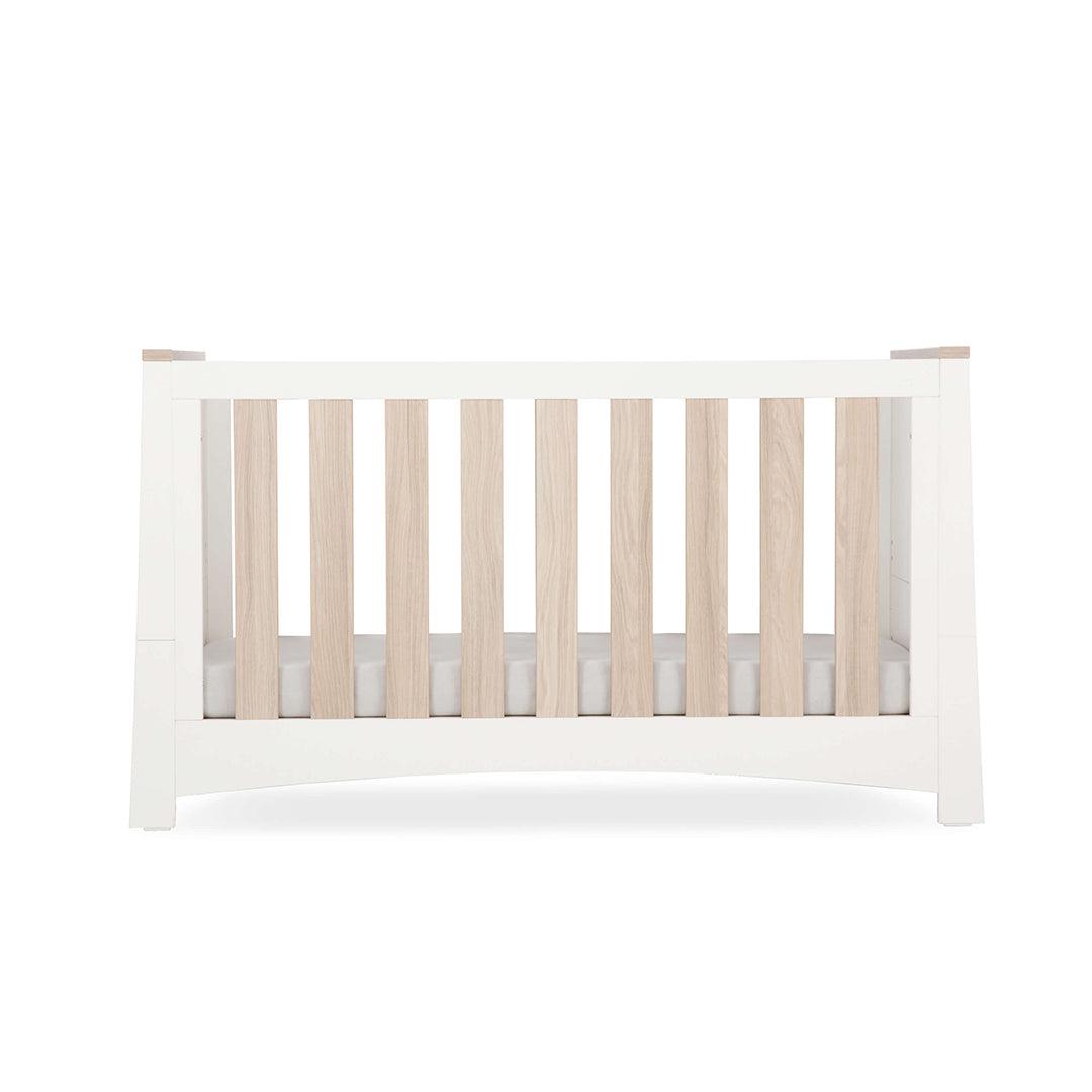 CuddleCo Ada Cot Bed  - White/Ash