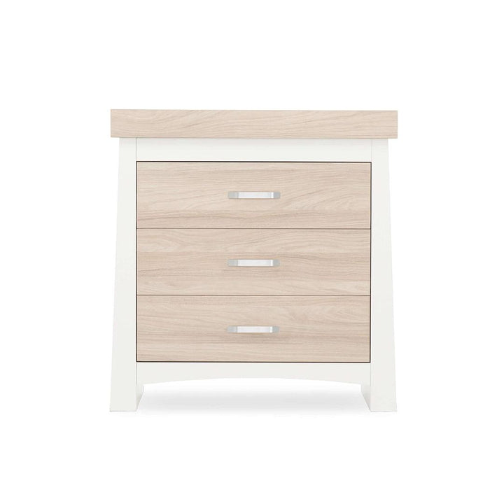 CuddleCo Ada 3-Drawer Dresser - White/Ash-Nursery Sets-White/Ash- | Natural Baby Shower