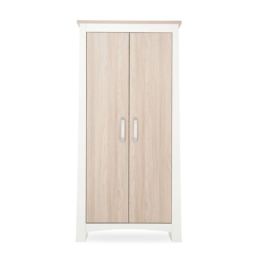 CuddleCo Ada Wardrobe - White/Ash-Wardrobes-White/Ash- | Natural Baby Shower