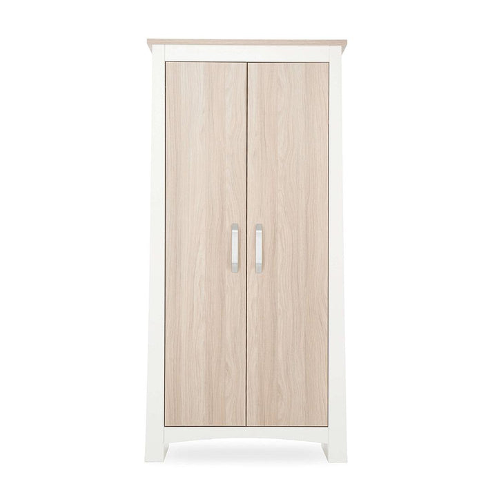 CuddleCo Ada Wardrobe - White/Ash-Wardrobes-White/Ash- | Natural Baby Shower