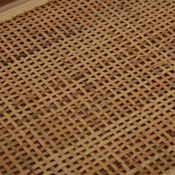 CuddleCo Aria 5 Tier Rattan Shelving Unit - Natural-Bookcases-Natural-One Size | Natural Baby Shower