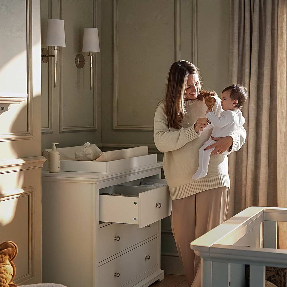 CuddleCo Beaumont Dresser Changer - White-Changing Units-White- | Natural Baby Shower