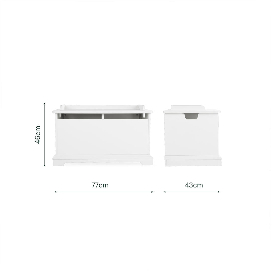 CuddleCo Storage Box - White-Storage-White- | Natural Baby Shower