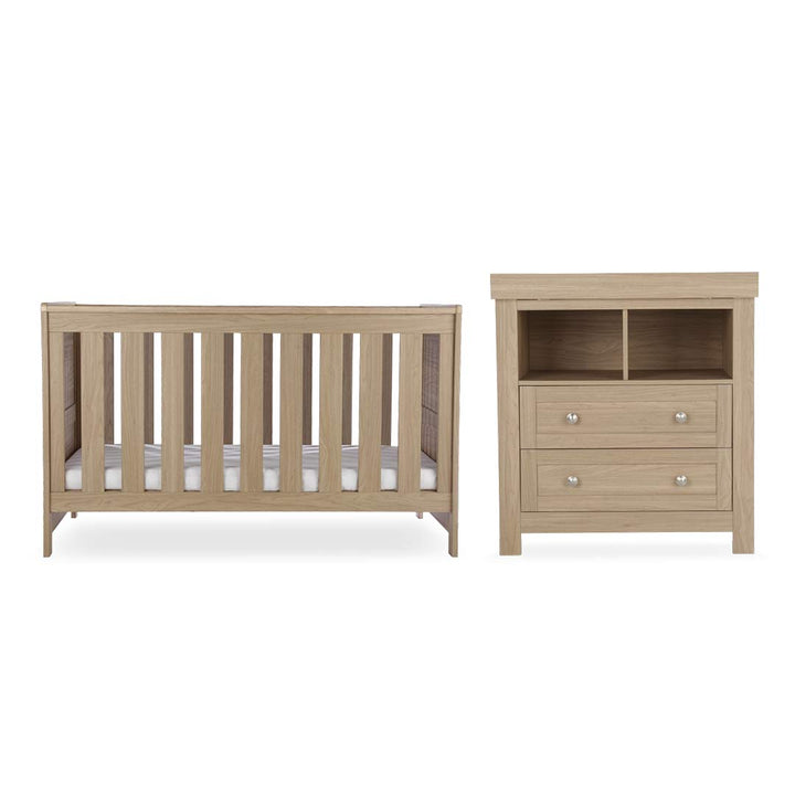 CuddleCo Burford 2pc Set - Oak-Nursery Sets-Oak- | Natural Baby Shower