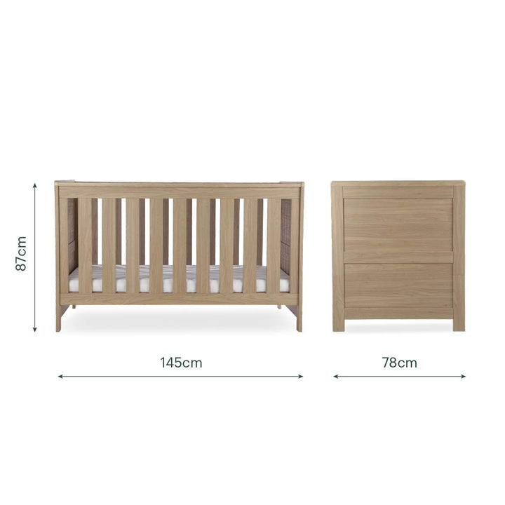CuddleCo Burford 2pc Set - Oak-Nursery Sets-Oak- | Natural Baby Shower