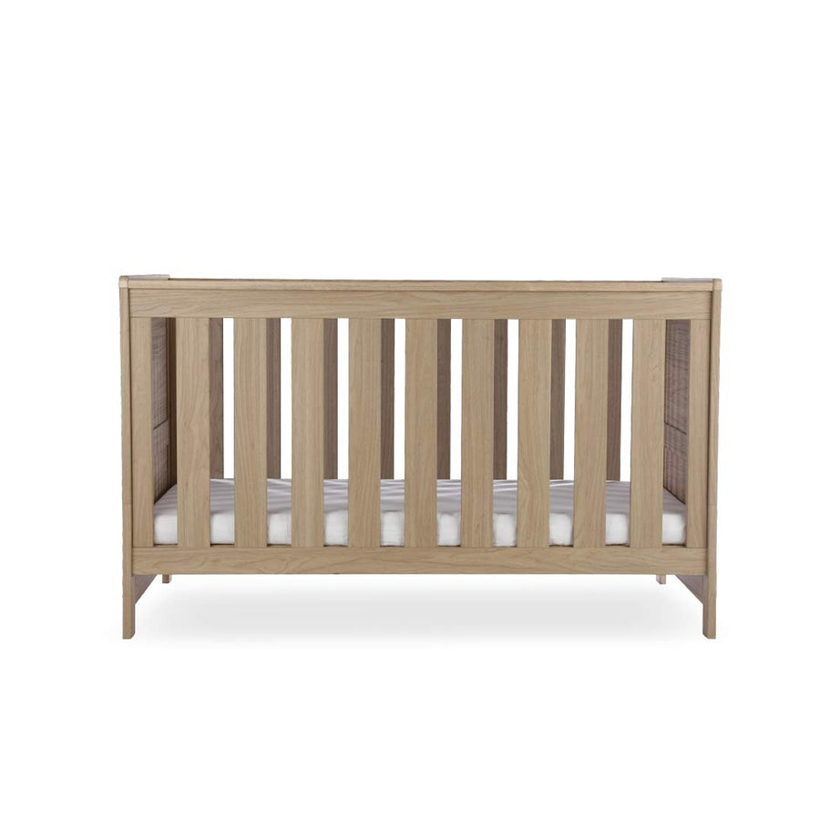 CuddleCo Burford Cot Bed - Oak-Cot Beds-Oak- | Natural Baby Shower