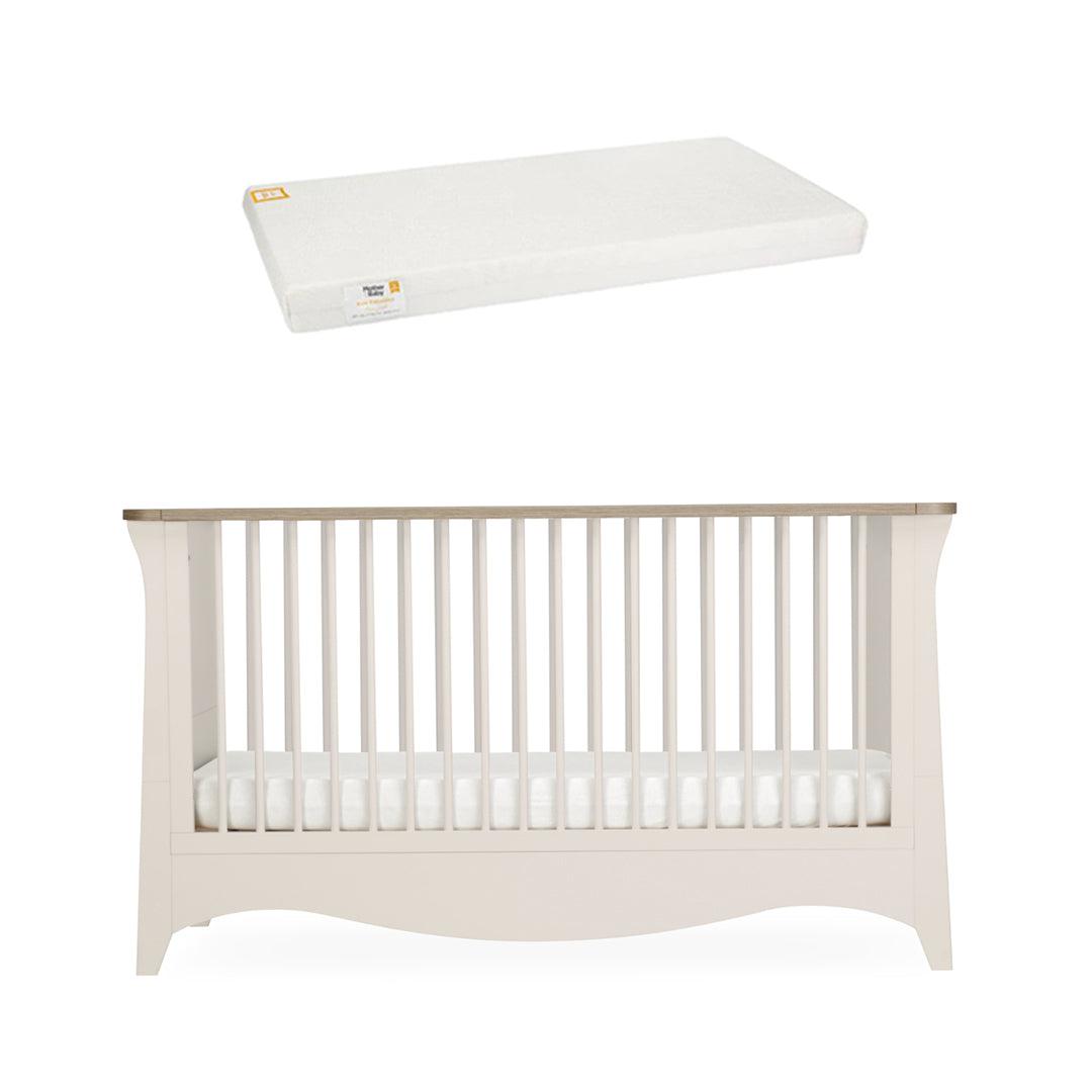 CuddleCo Clara Cot Bed - Cashmere-Cot Beds-Cashmere-First Gold Anti Allergy Foam Cot Bed Mattress | Natural Baby Shower