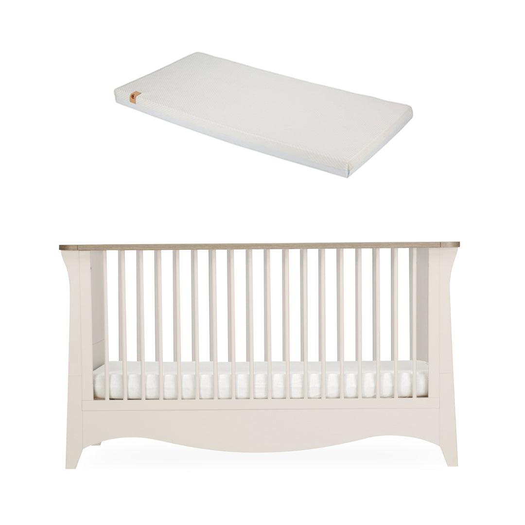 CuddleCo Clara Cot Bed - Cashmere-Cot Beds-Cashmere-Lullaby Hypo Allergenic Bamboo Foam Cot Bed Mattress | Natural Baby Shower