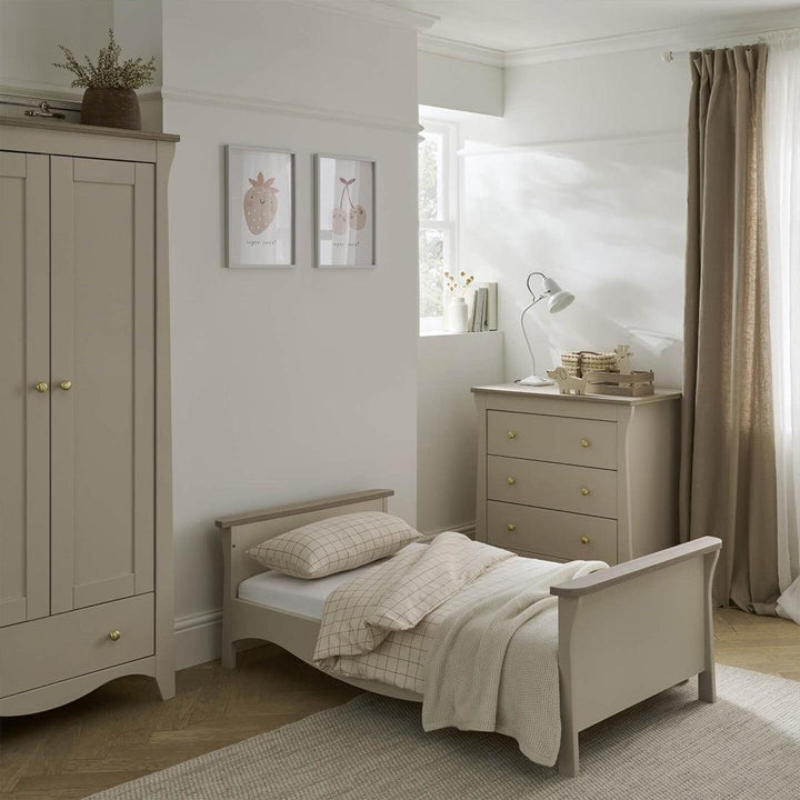 CuddleCo Clara Cot Bed - Cashmere-Cot Beds- | Natural Baby Shower