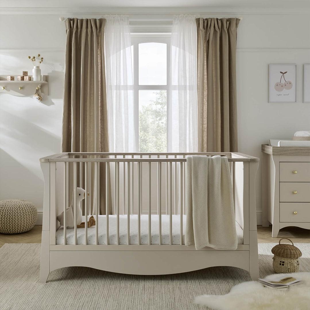 CuddleCo Clara Cot Bed - Cashmere-Cot Beds- | Natural Baby Shower