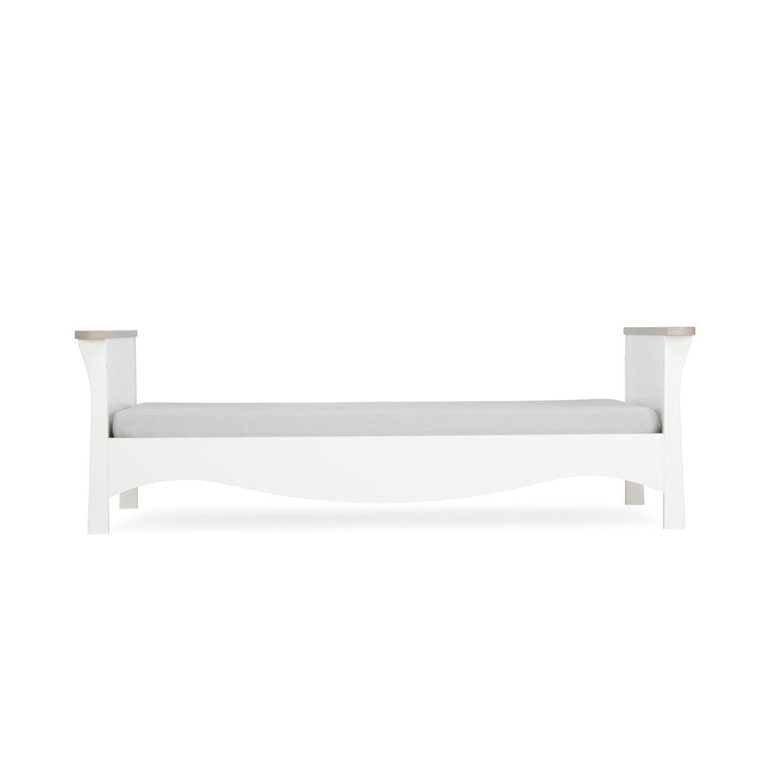 CuddleCo Clara Cot Bed - White/Ash-Cot Beds- | Natural Baby Shower