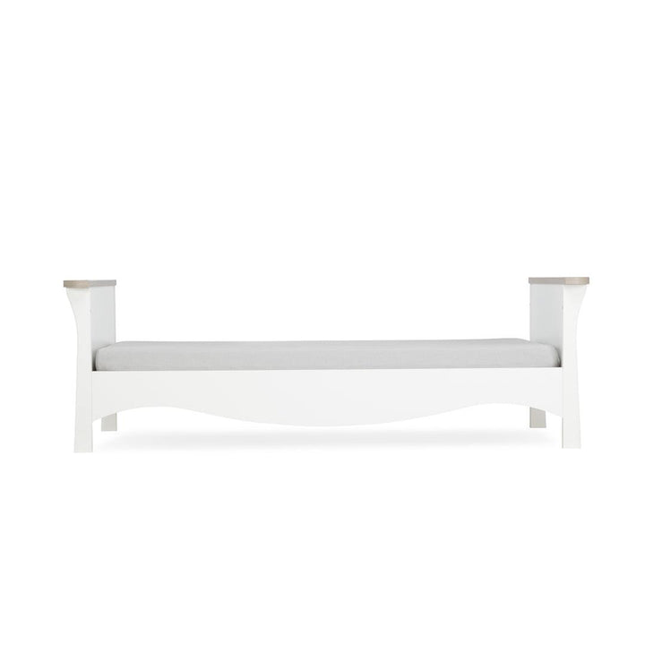 CuddleCo Clara Cot Bed - White/Ash-Cot Beds- | Natural Baby Shower