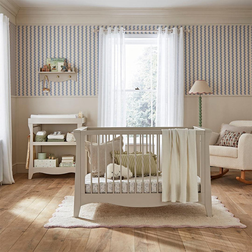 CuddleCo Clara Mini 2 Piece Nursery Furniture Set - Cashmere-Nursery Sets-Cashmere-One Size | Natural Baby Shower